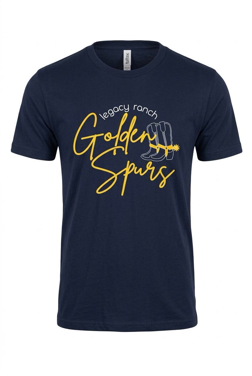 Legacy Ranch Golden Spurs T-Shirt
