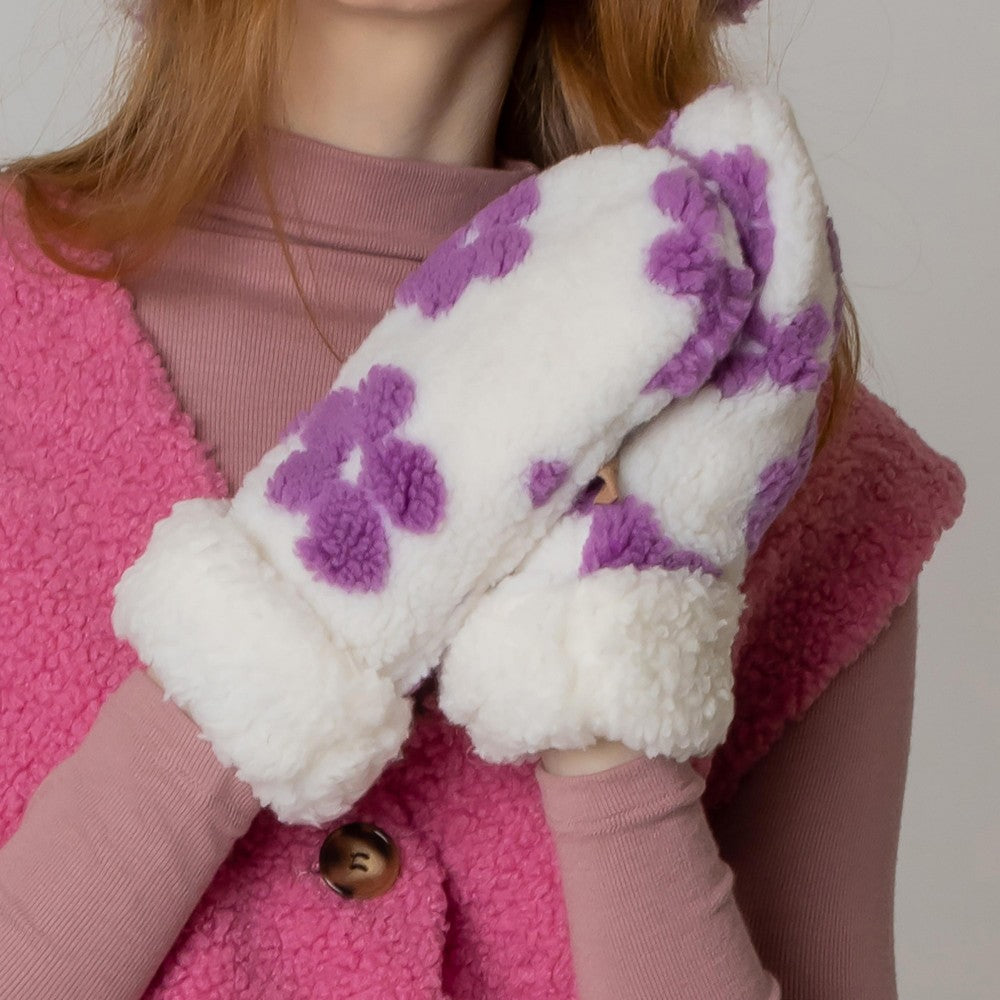 Floral Mittens