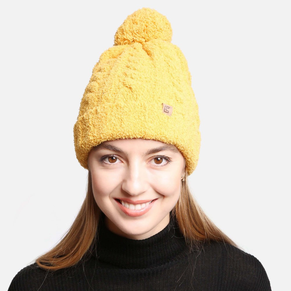 ComfyLuxe Pom Pom Beanie