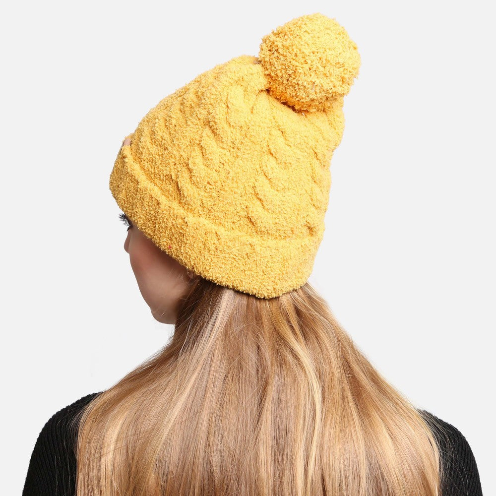 ComfyLuxe Pom Pom Beanie