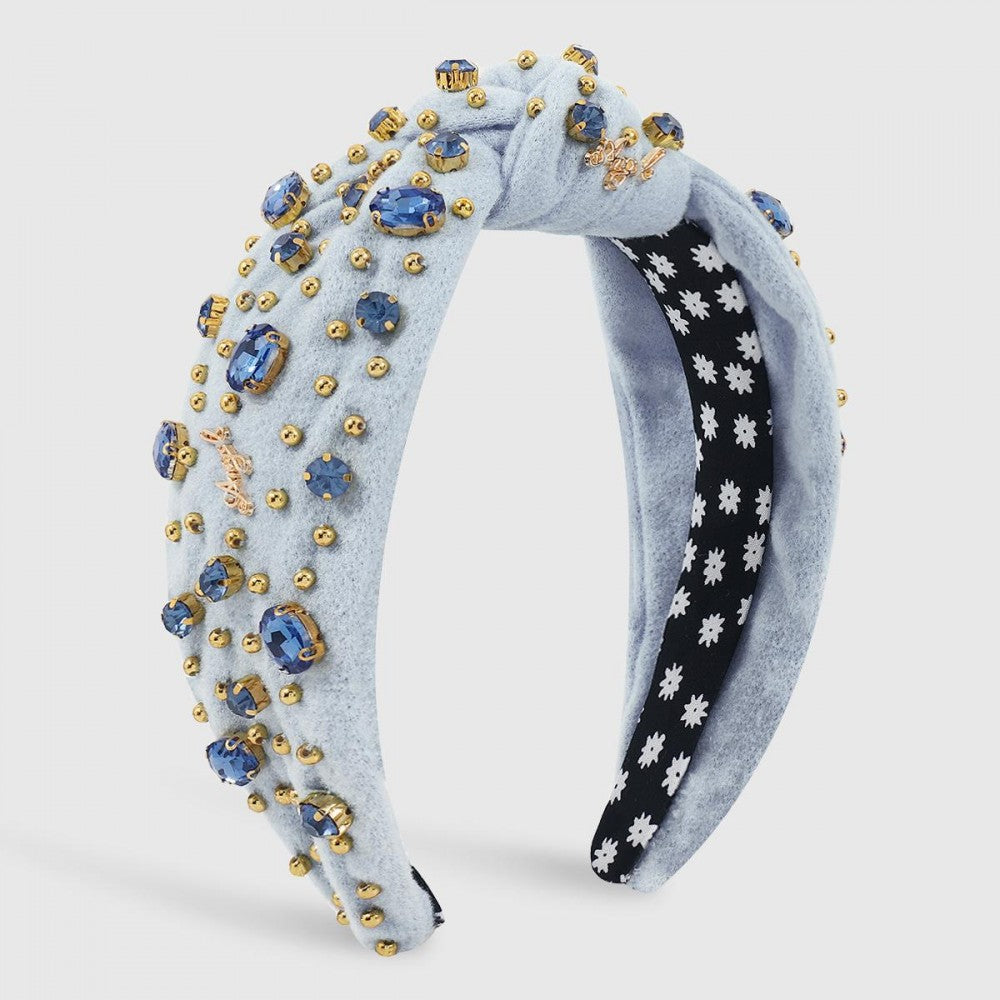 Rhinestone Studs and Angel Headband