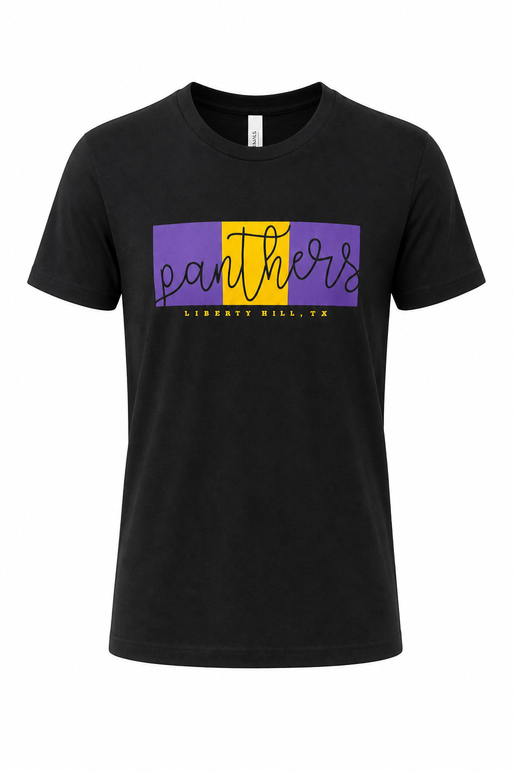 Panther Script Color Block T-Shirt