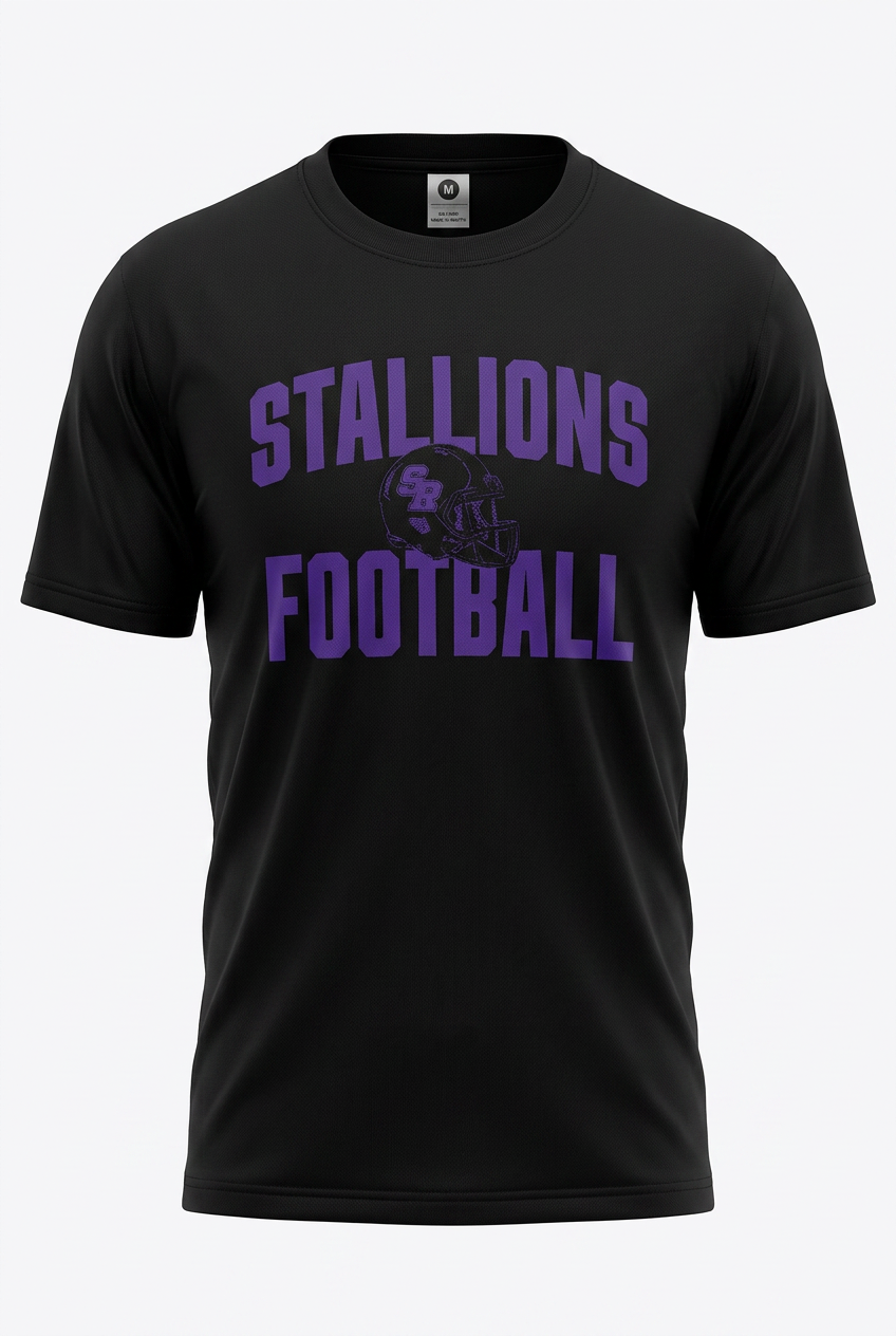 Stallions Football black/Purple Dri- Fit