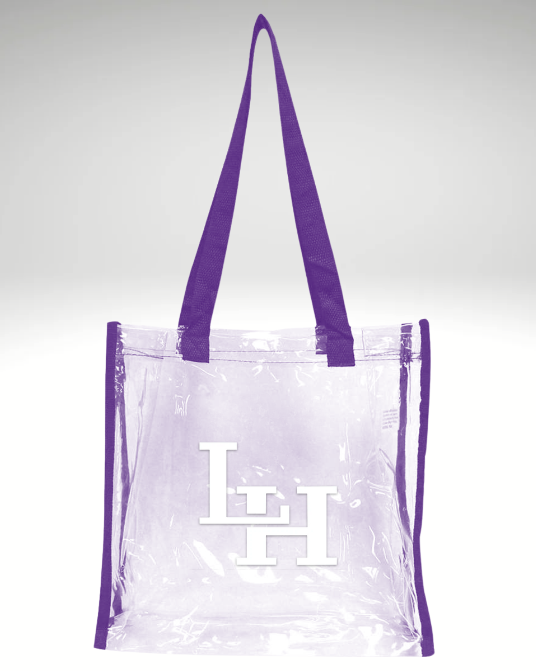 LH Clear Purple Tote Bag