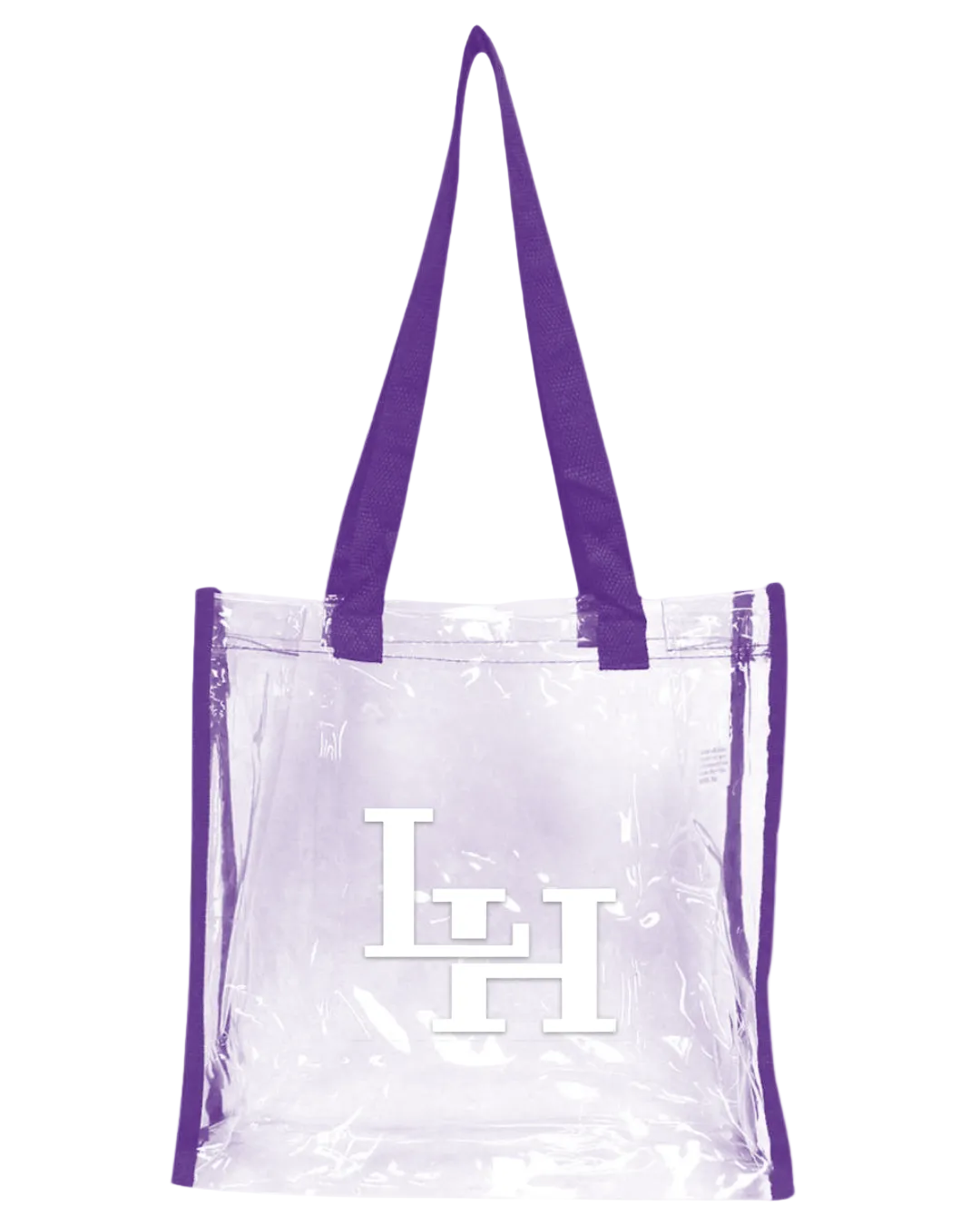 LH Clear Purple Tote Bag
