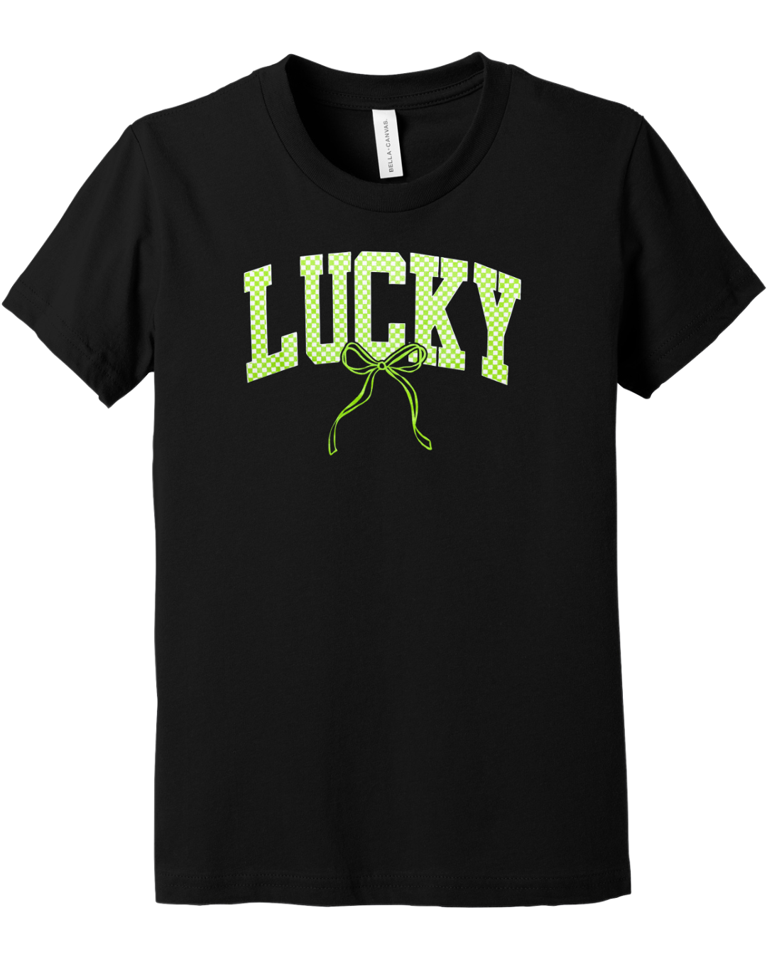 Lucky Bow Black T-Shirt
