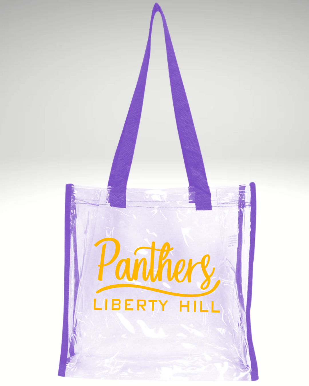 Purple Clear Liberty Hill Tote Bag