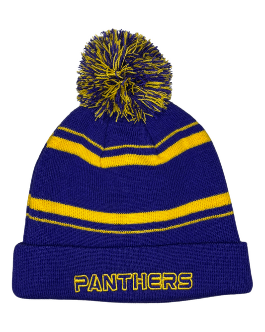Panthers Beanie with Pom