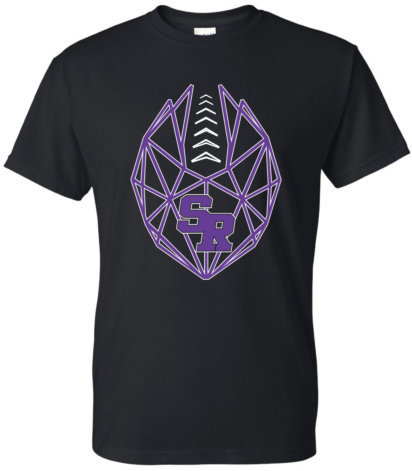 Geometric Santa Rita Football T-shirt