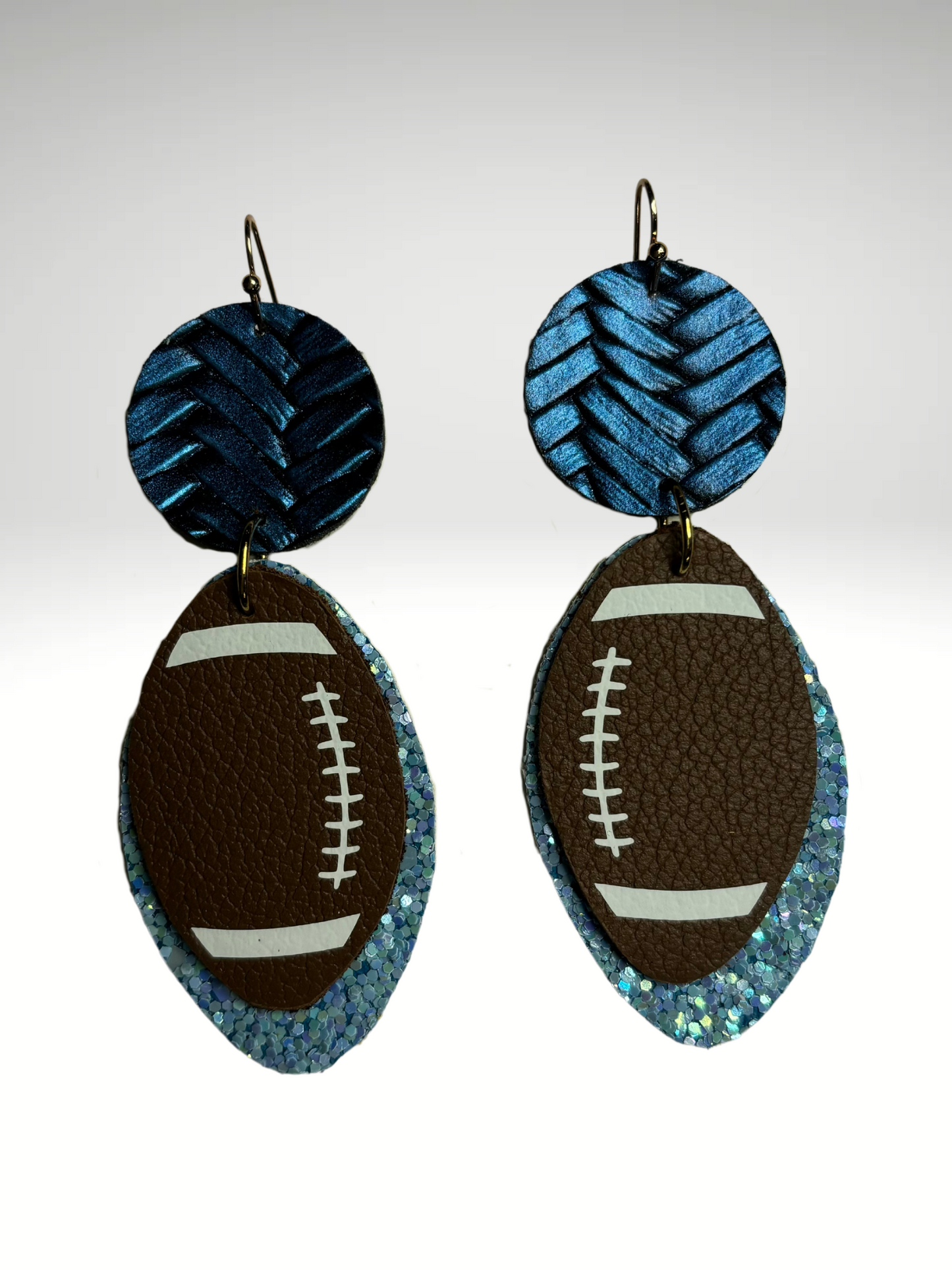 WRANGLER FOOTBALL DROP EARRINGS