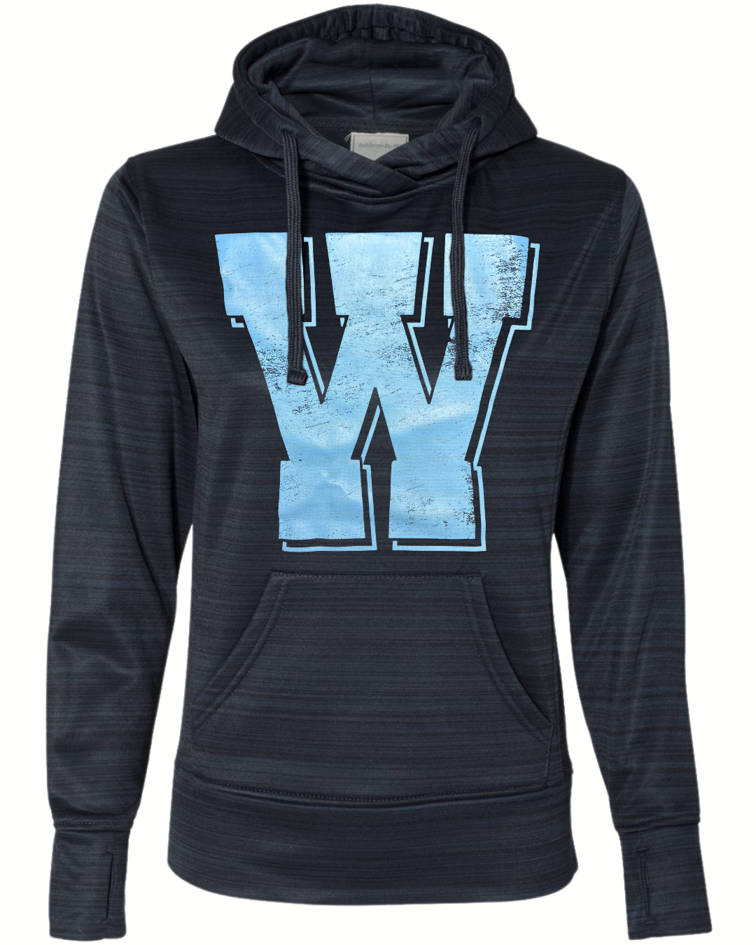 Women's Striped Fleece Hoodie