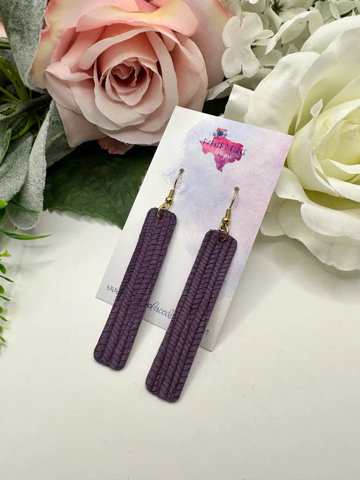 Palm Bar Drop Earrings