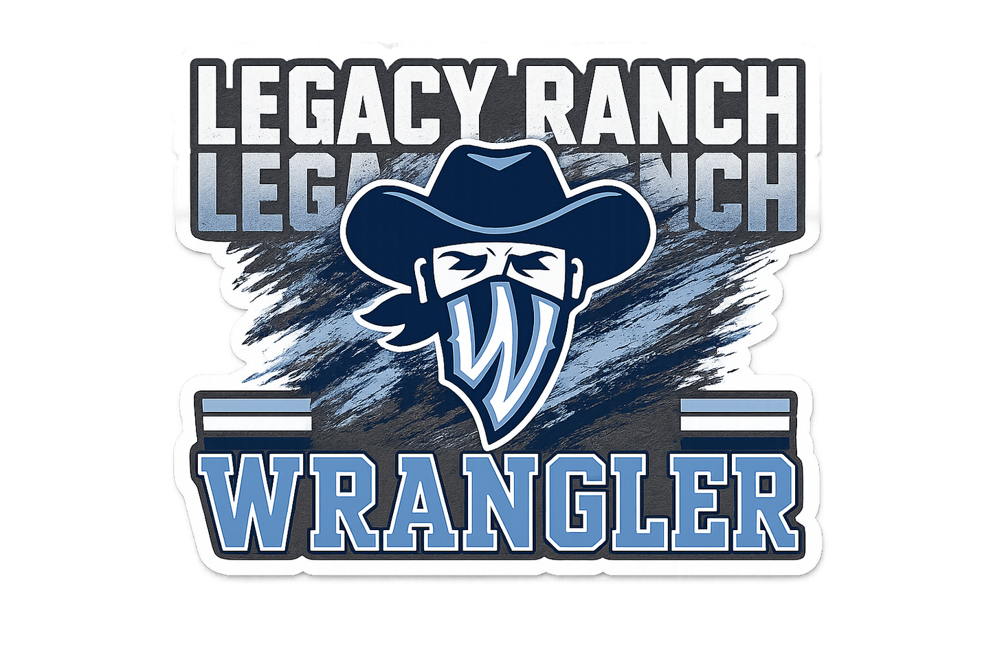 LR Wranglers Sticker