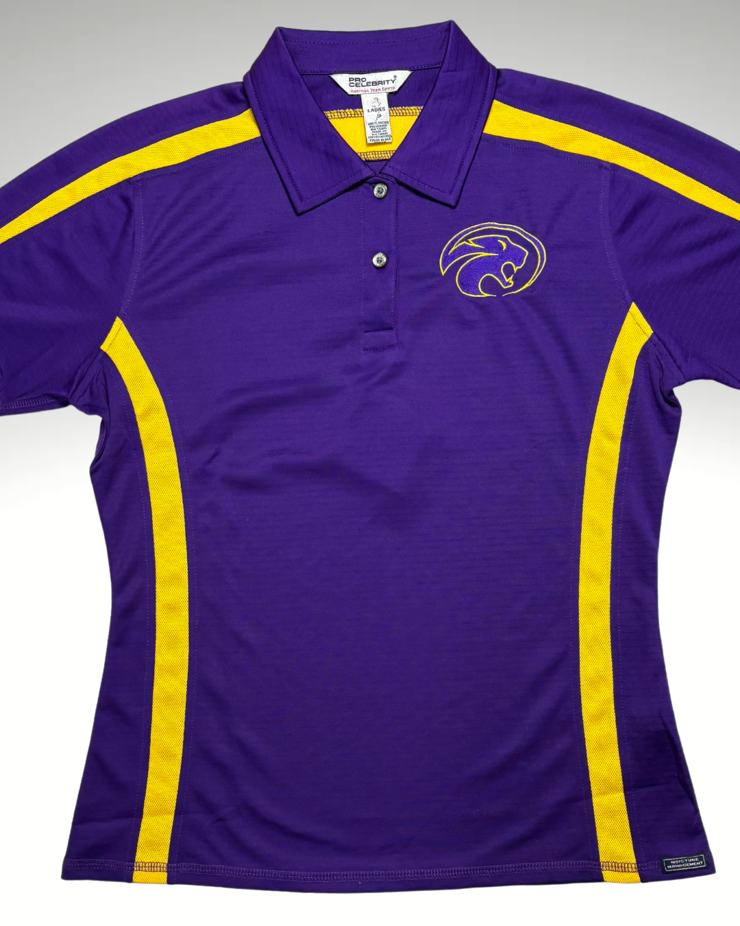LADIES CATHEAD POLO/PURPLE