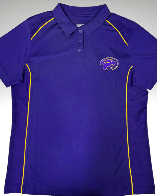 LADIES POLO CATHEAD/PURPLE