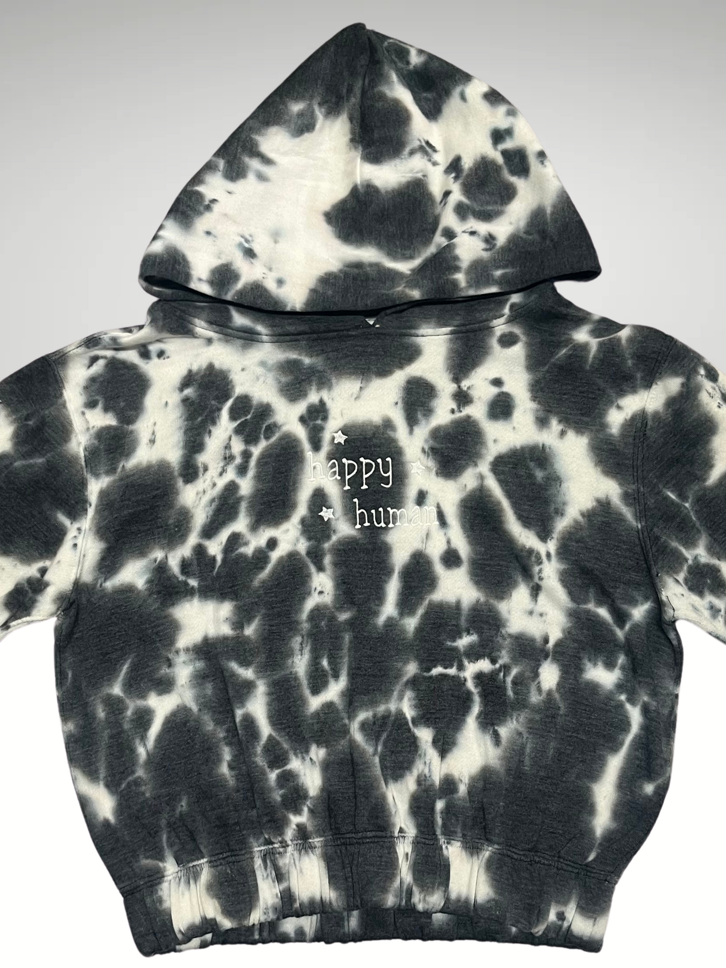 Cropped Happy Human Hoodie