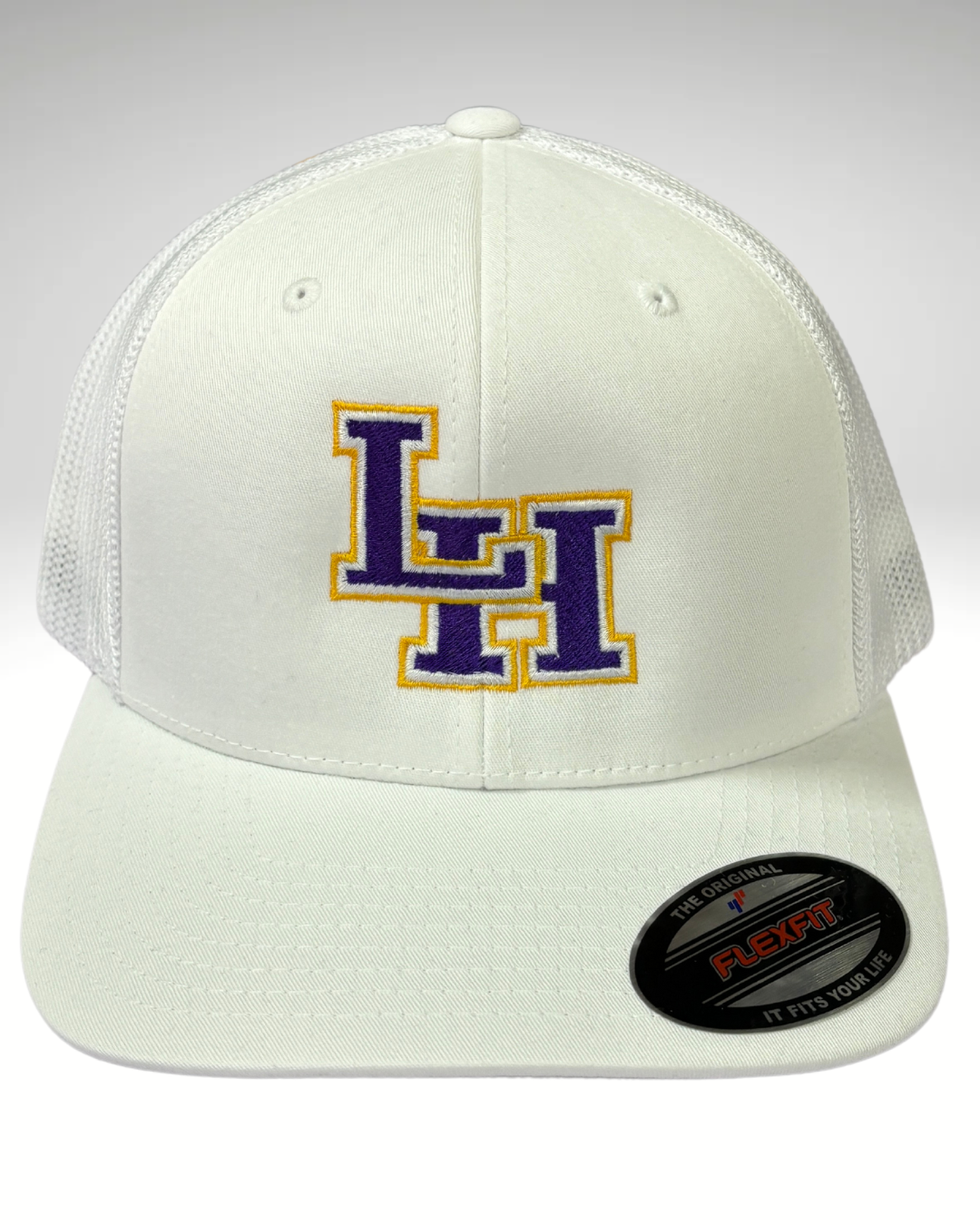 LH White Flexfit Hat