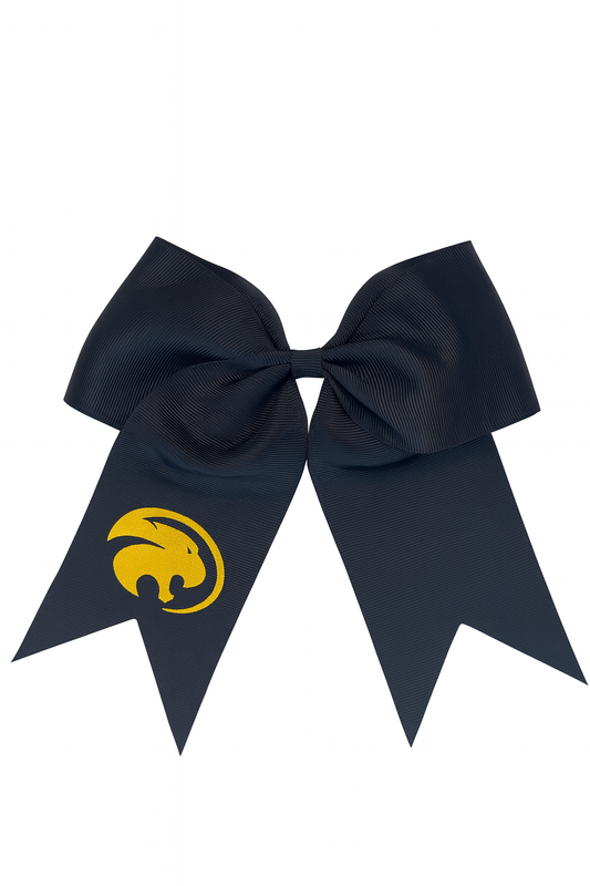 Cheer Bow  Panther Head