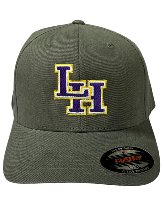 LH Gray Flexfit Hat L/XL