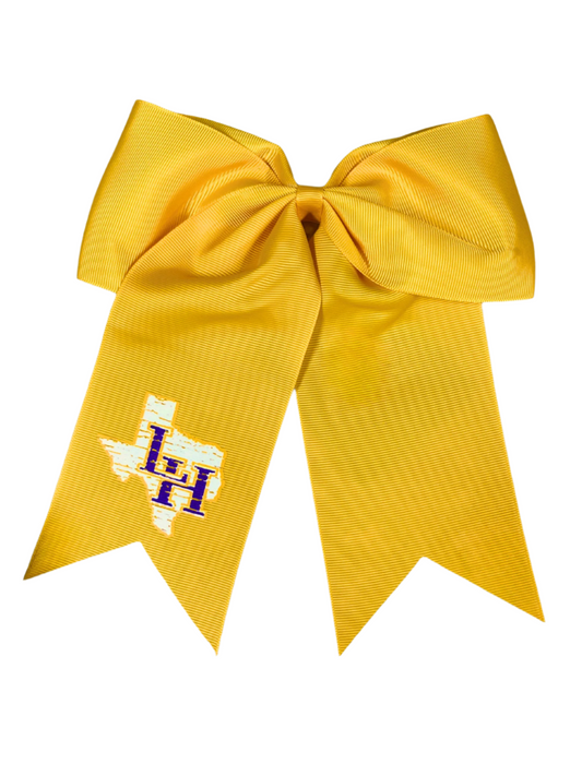 Cheer Bow Yellow Texas LH