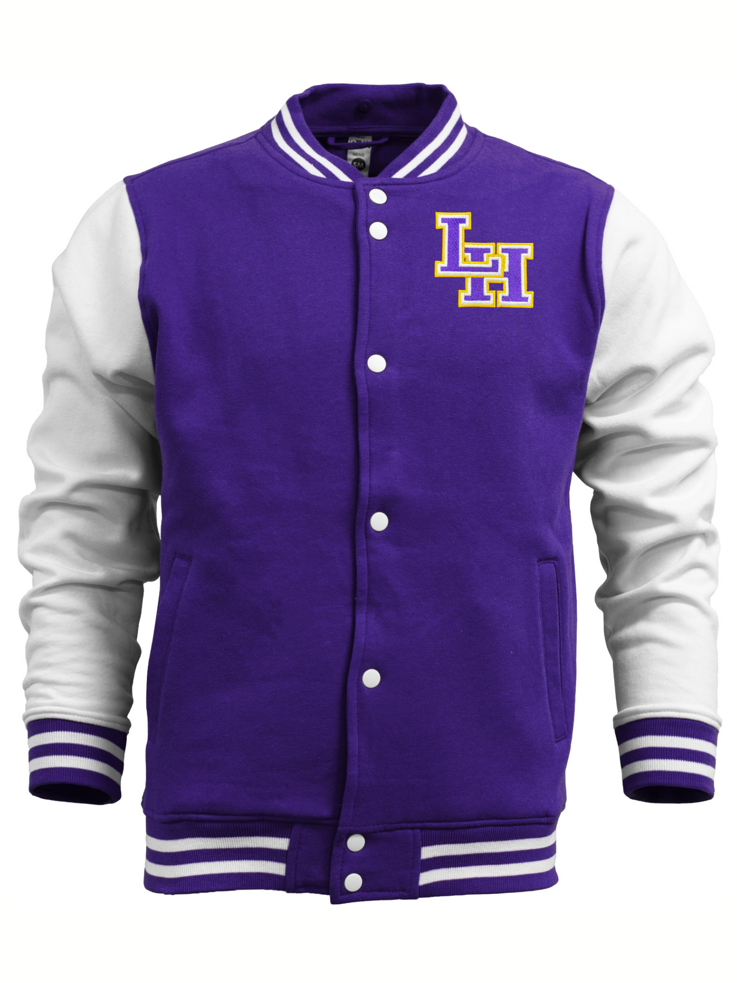 Men's Hooded Letterman Jacket