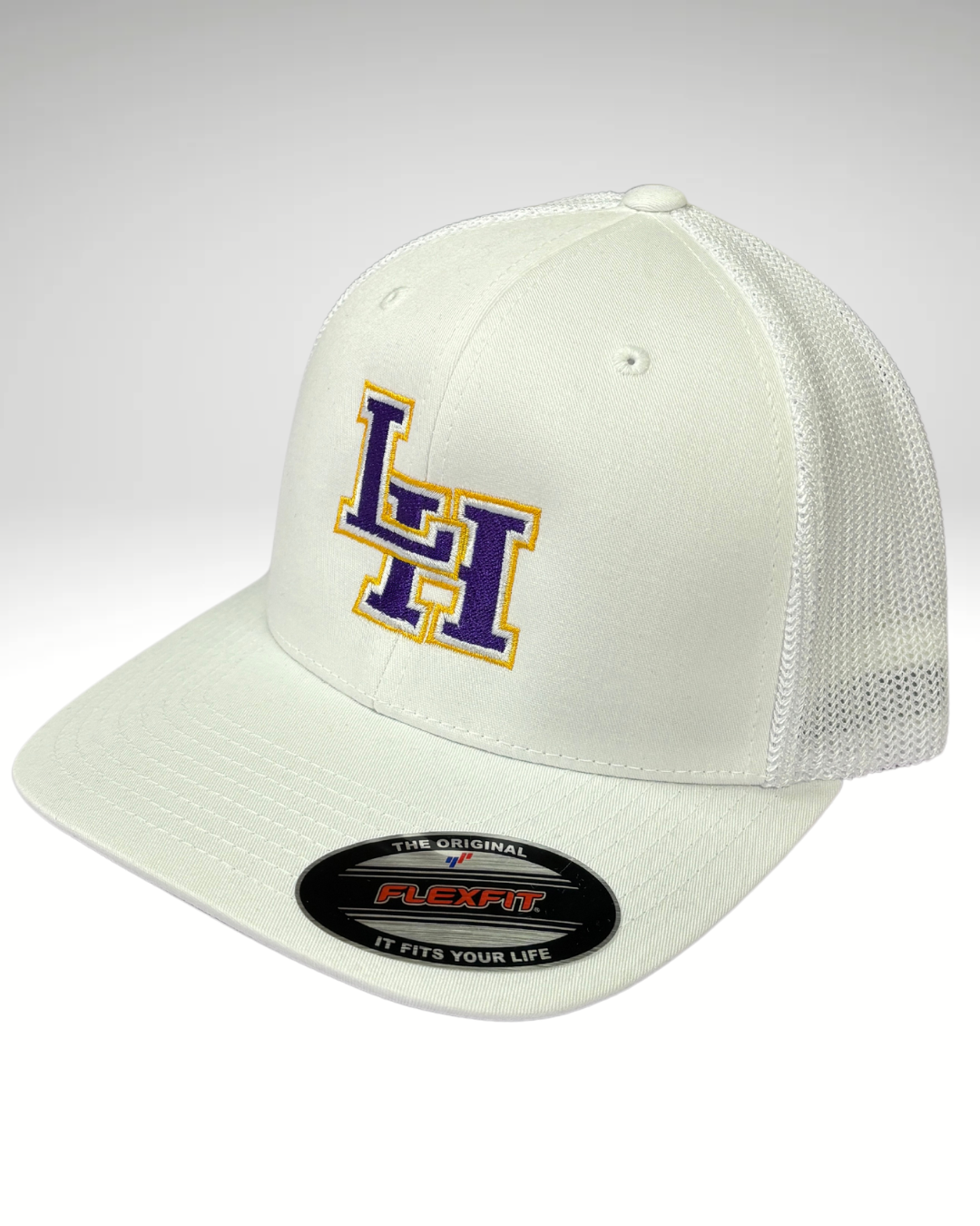 LH White Flexfit Hat