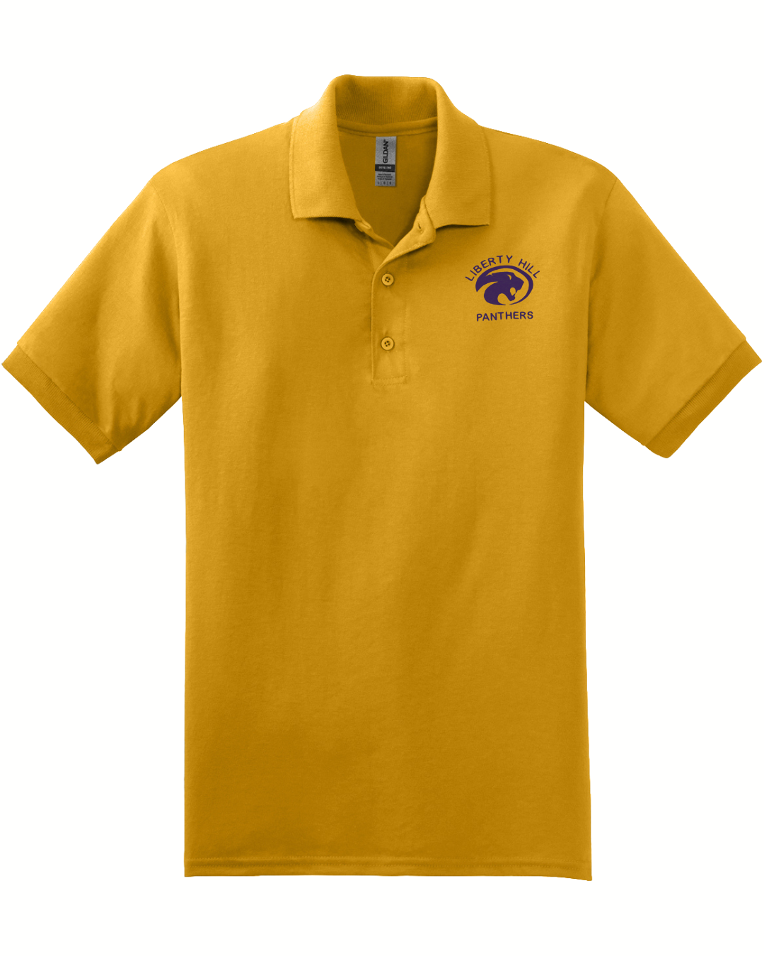 Liberty Hill Panthers Polo/GOLD