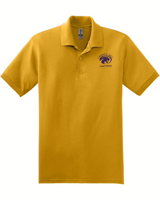 Liberty Hill Panthers Polo/GOLD