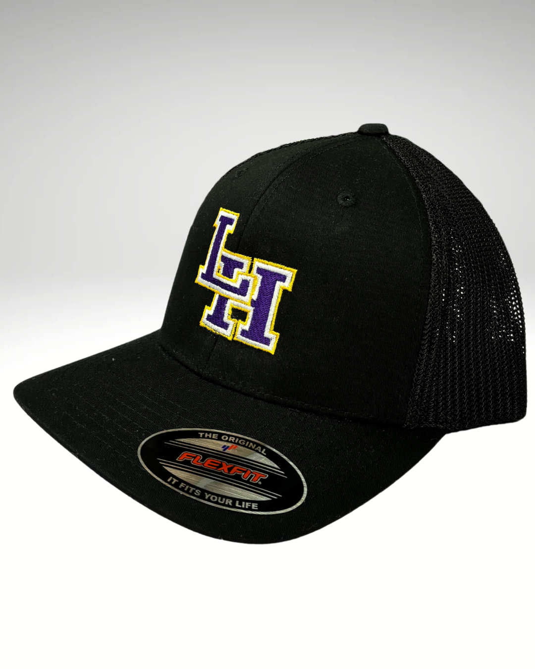 LH Black Flexfit Hat