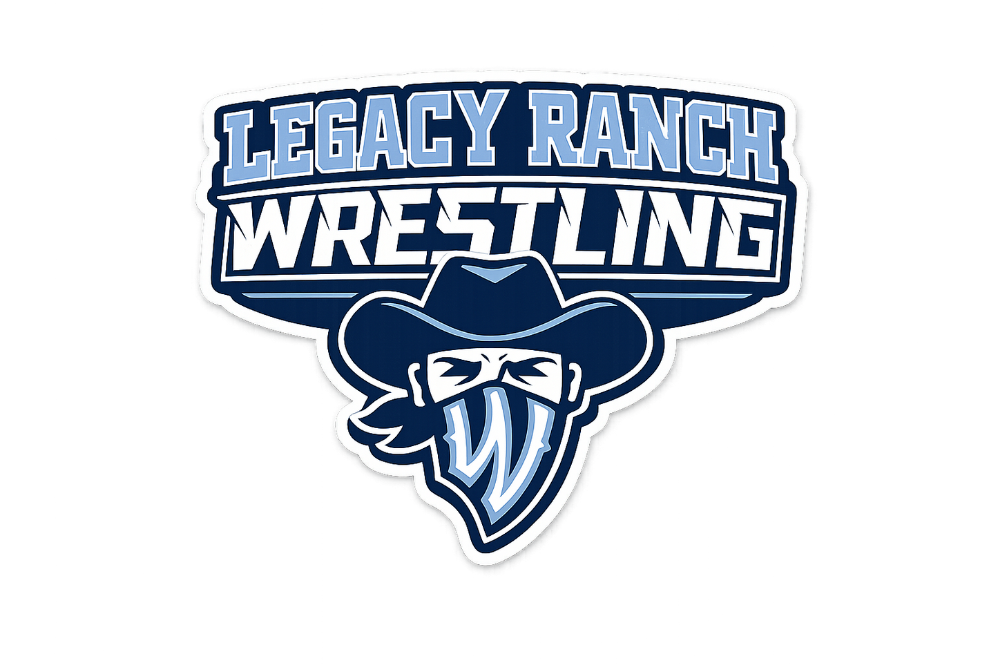 LR Wrestling Sticker