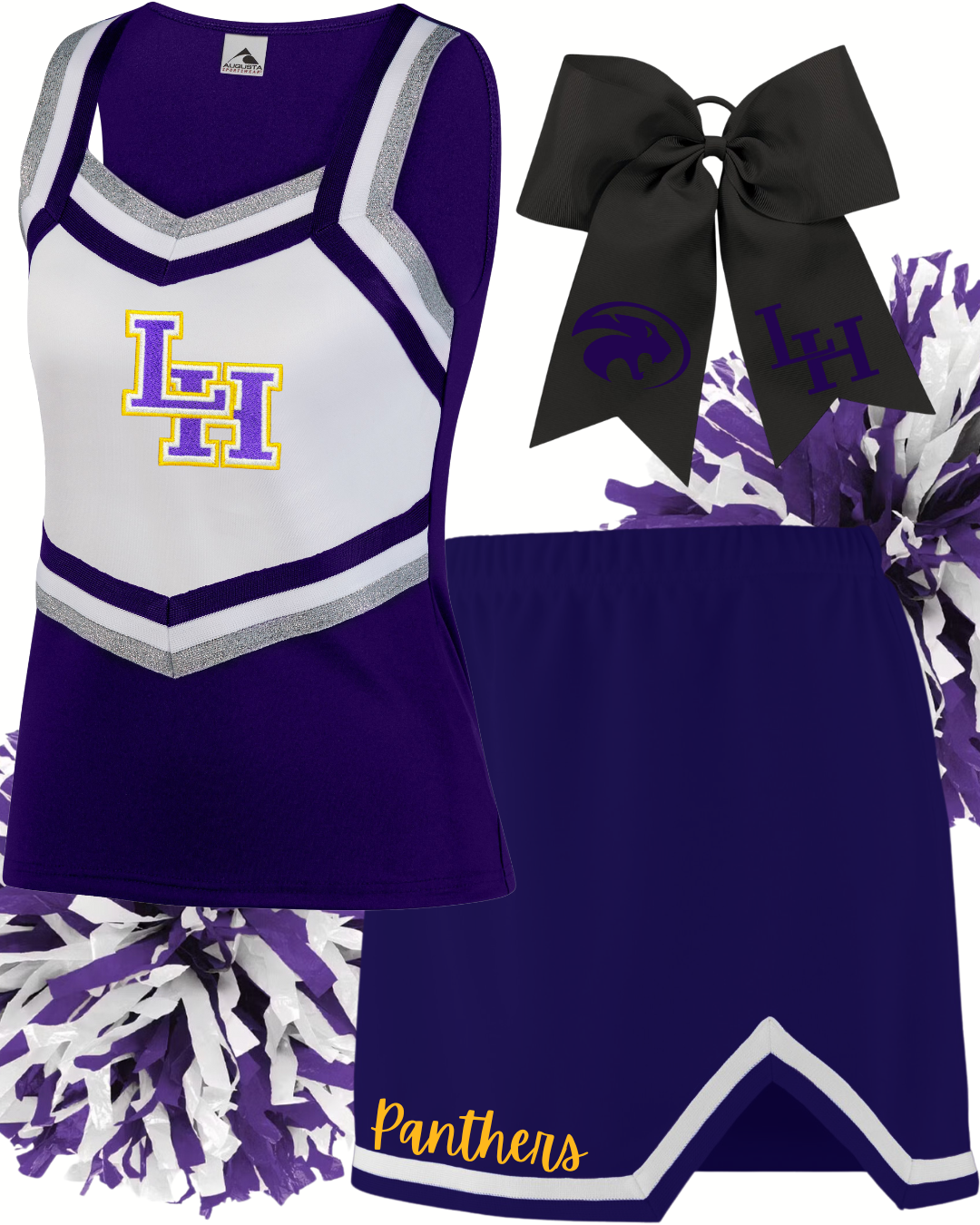 Youth Cheer Skirt Purple