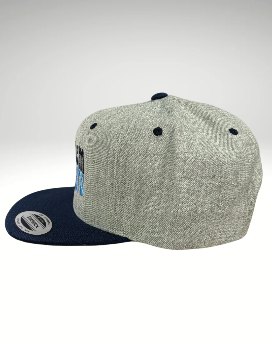 Wreck'em Wranglers Grey&Navy Hat