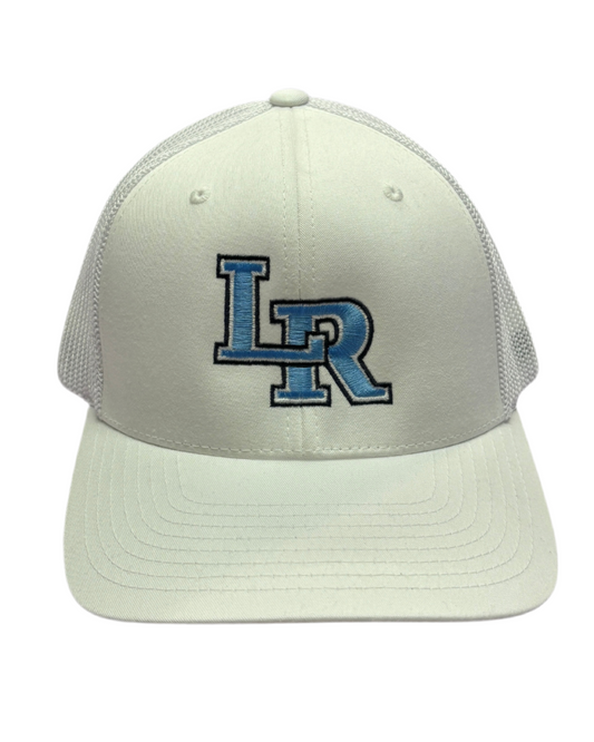 LR White Flexfit Hat