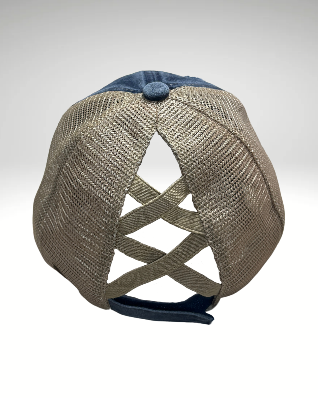 Criss Cross Ponytail Wrangler Mask Hat