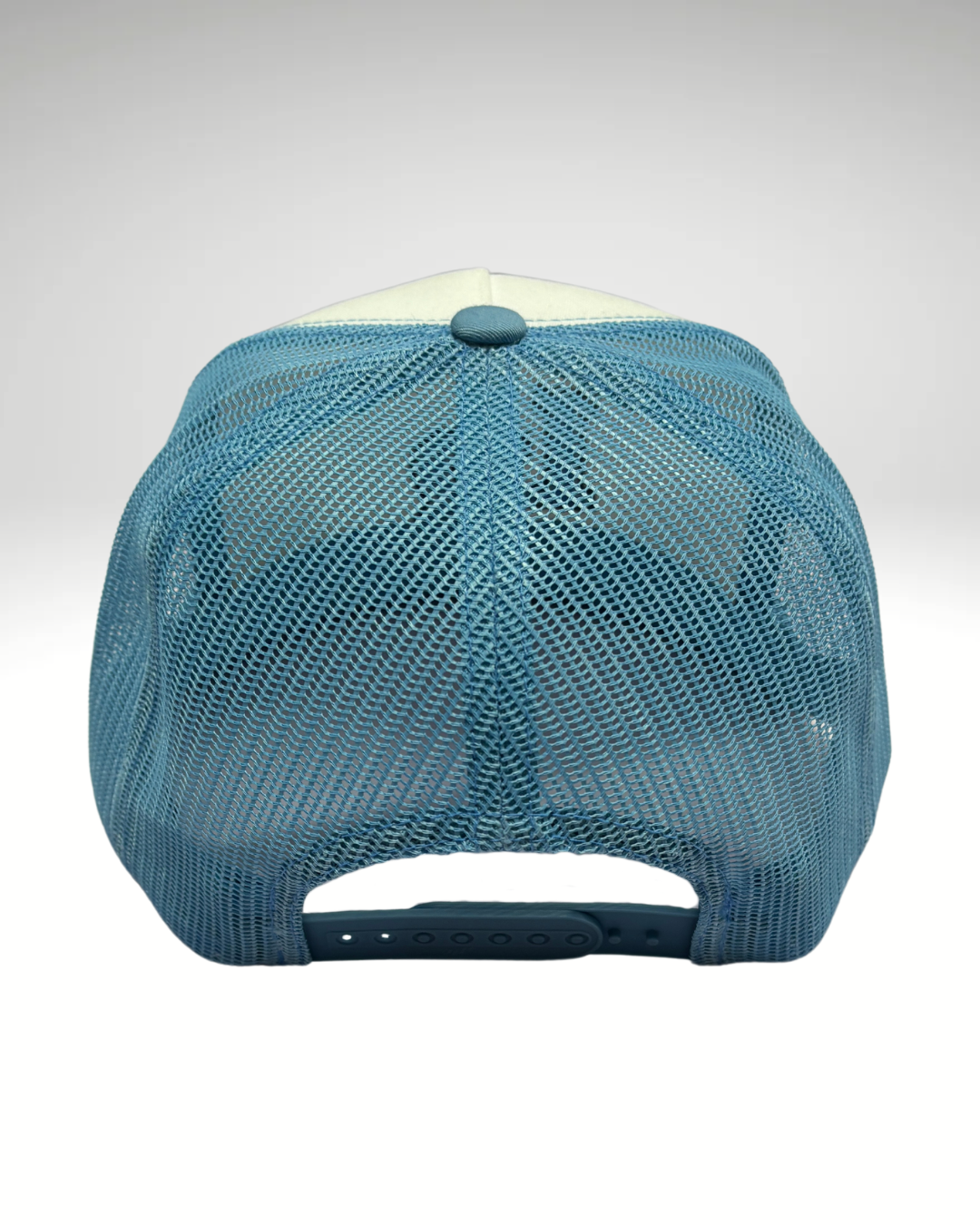LR Light Blue White Snapback Hat