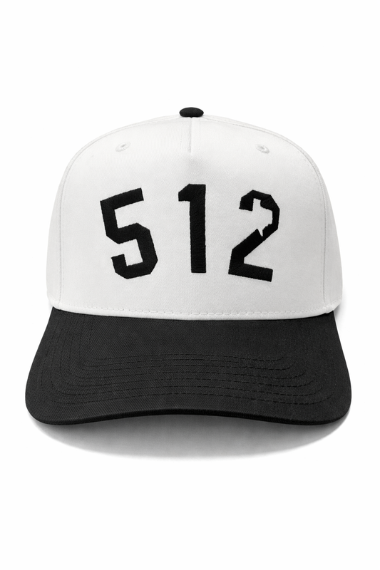 OTTO 512  Black/White SnapBack  Hat