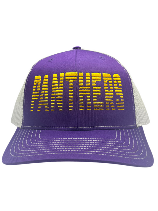 Richardson purple /white Snapback  Yellow Faded Panthers