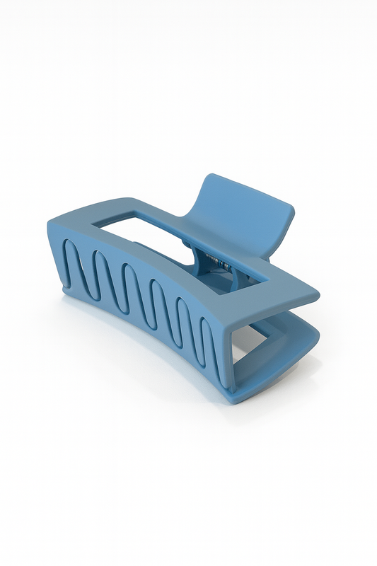 Rectangle Blue Hair Clip