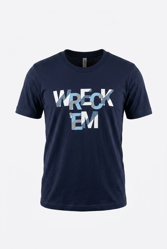 Wreck "em Striped T-shirt