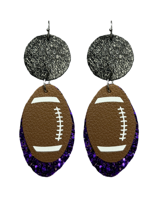 Football Drop Earrings
