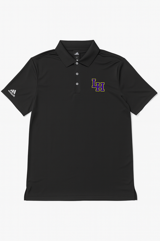 LH Black Performance Polo Adidas