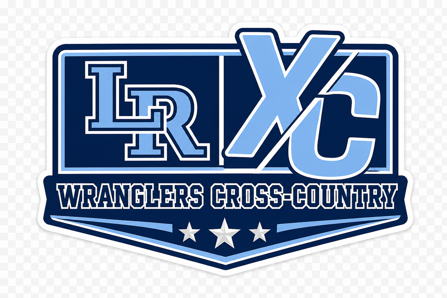 LR Cross Country Sticker