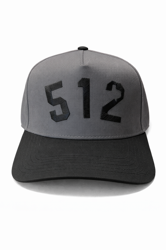 OTTO 512 Black/Grey SnapBack Hat