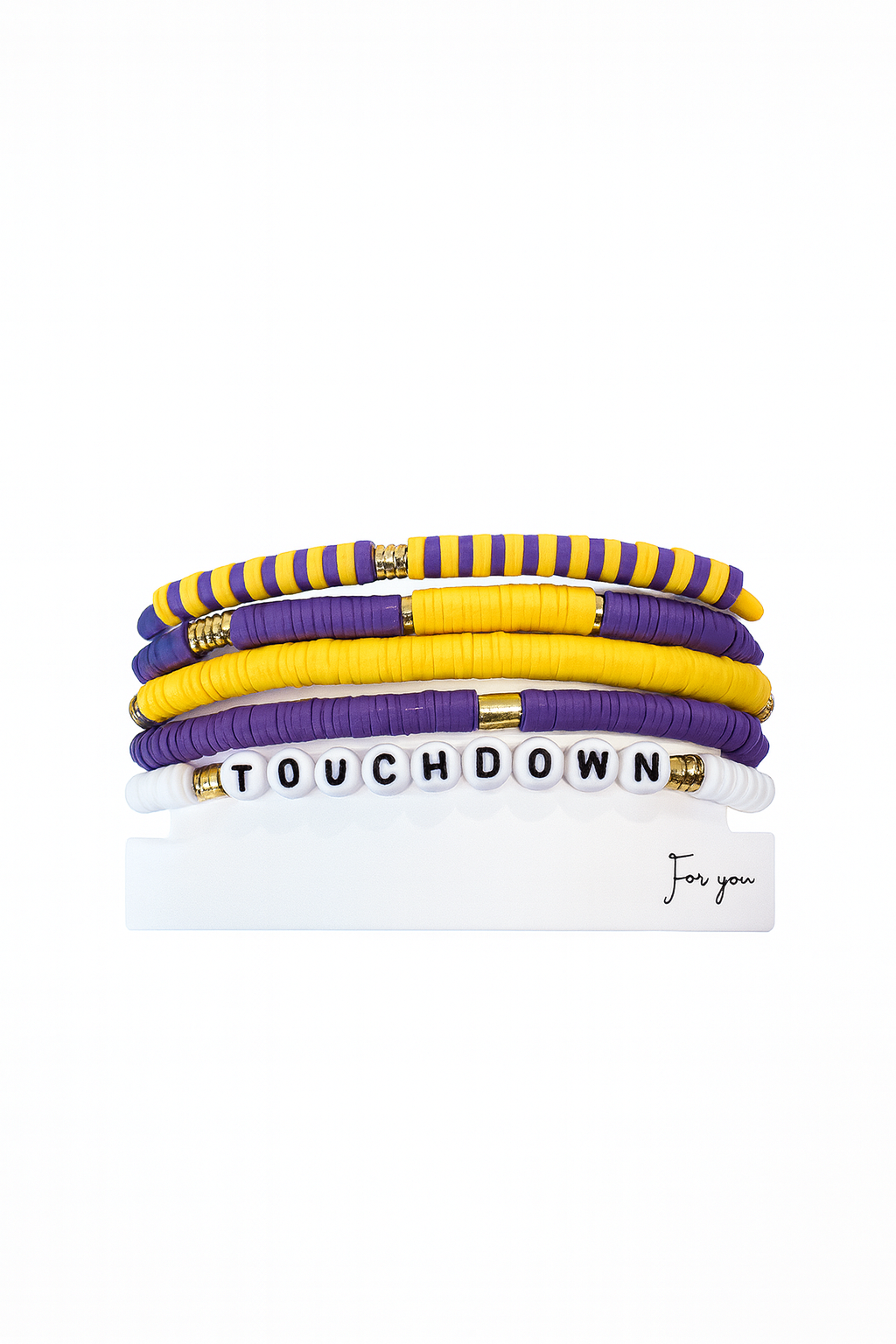 Panthers Touchdown Game Day Bracelets