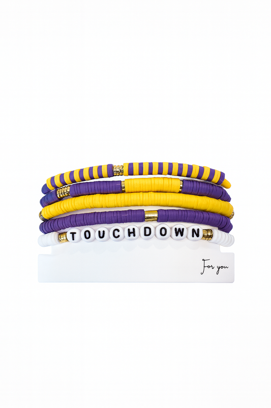 Panthers Touchdown Game Day Bracelets