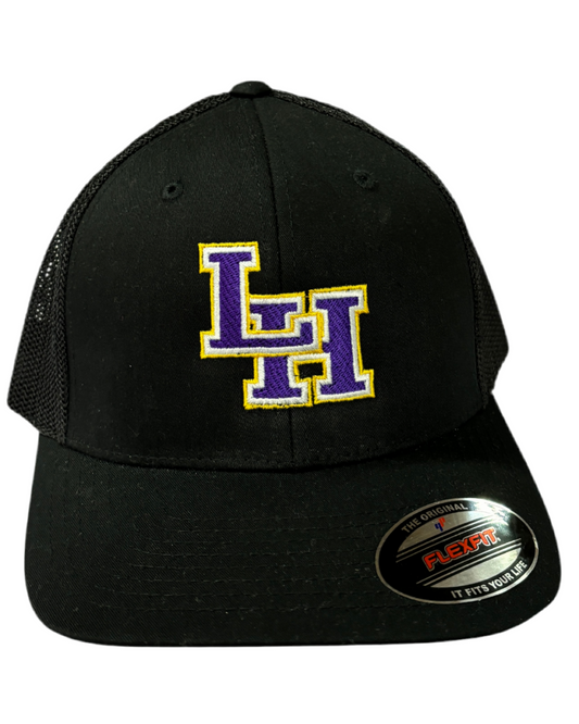 LH Black Flexfit Hat