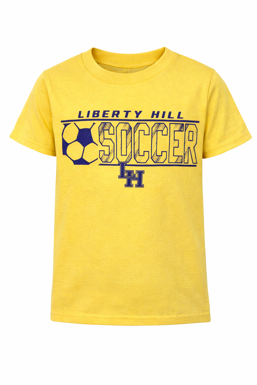 Liberty Hill Soccer Yellow T-Shirt Youth