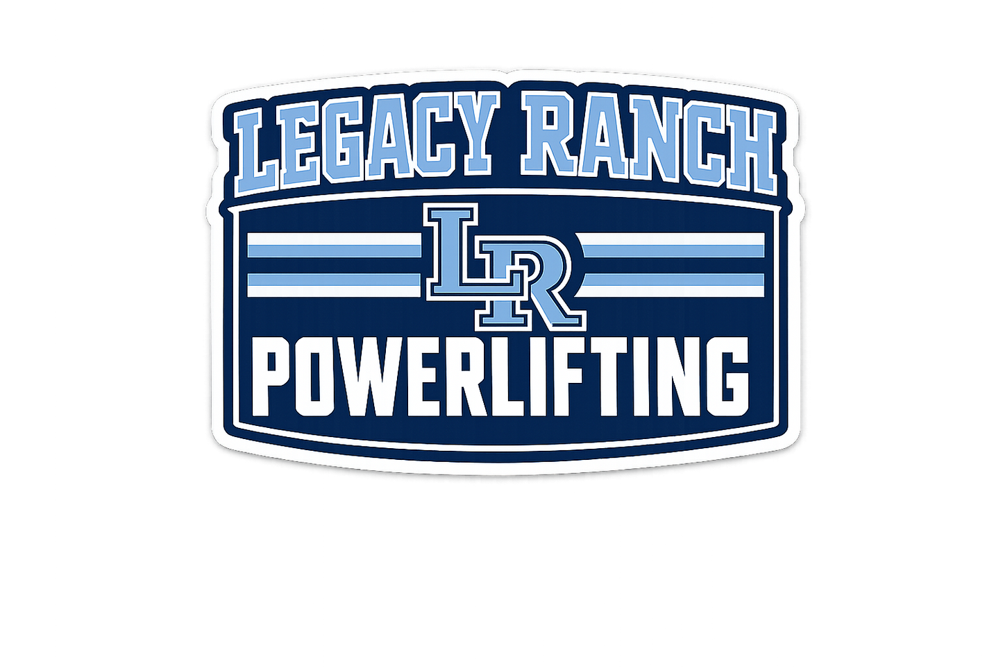 LR Powerlifting Sticker