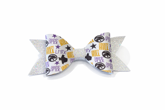 Panther LH Bow 5”  Clip White