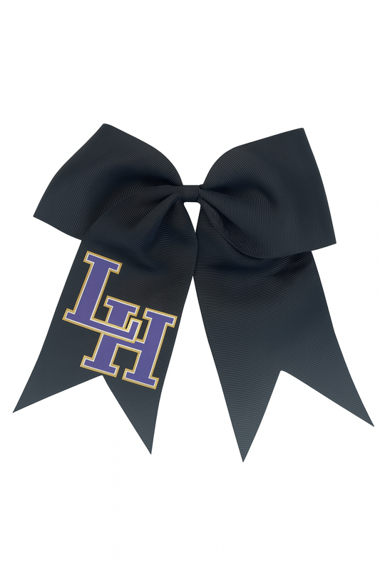 Cheer Bow Black With LH